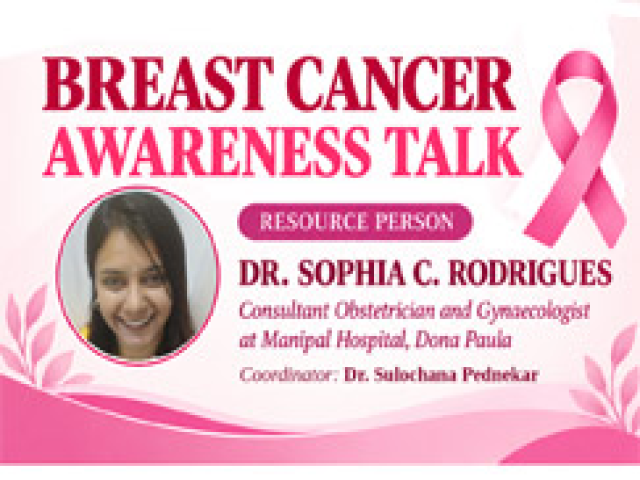 Breast Cancer Awareness Talk (16 Oct 2026)